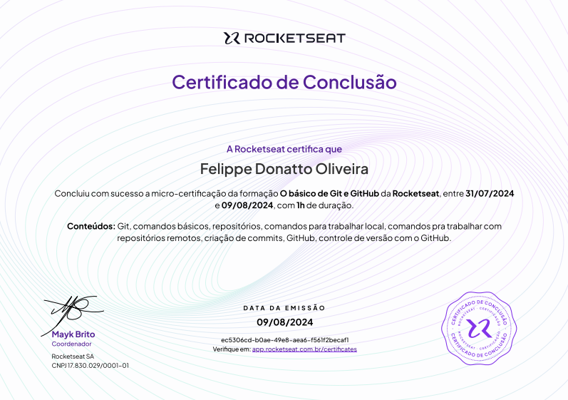 Git e Github - Felippe Donatto